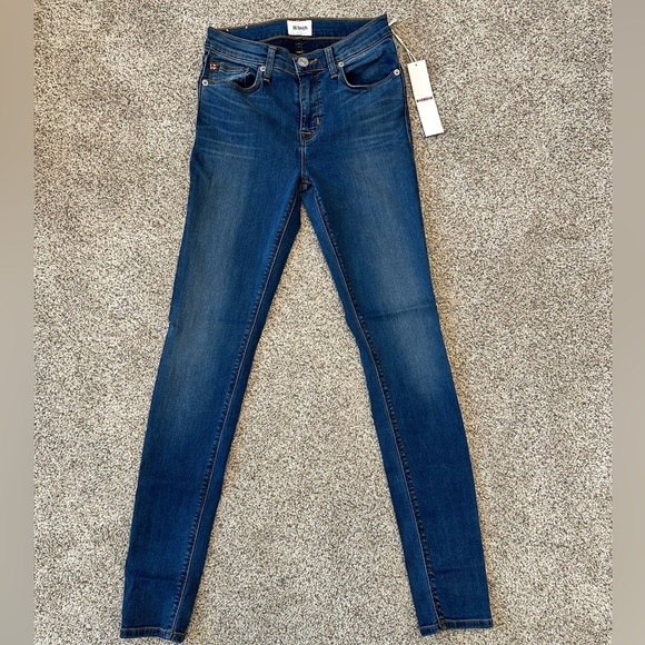 HUDSON Jeans Nico Midrise Super Skinny in Lagoon Women Size 26 $195 MSRP NWT - Picture 8 of 13
